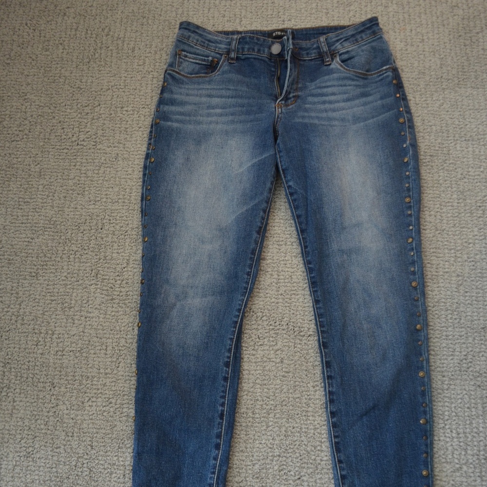 Studded Blue Jeans